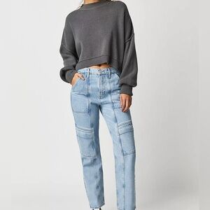 Agolde Light Blue cooper cargo jeans